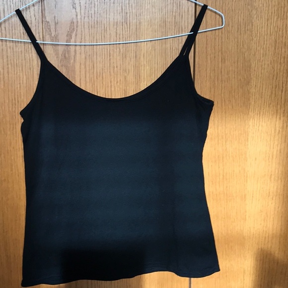 Ladies black, sleeveless top with rhinestone embellishments. Size small. - Picture 2 of 3